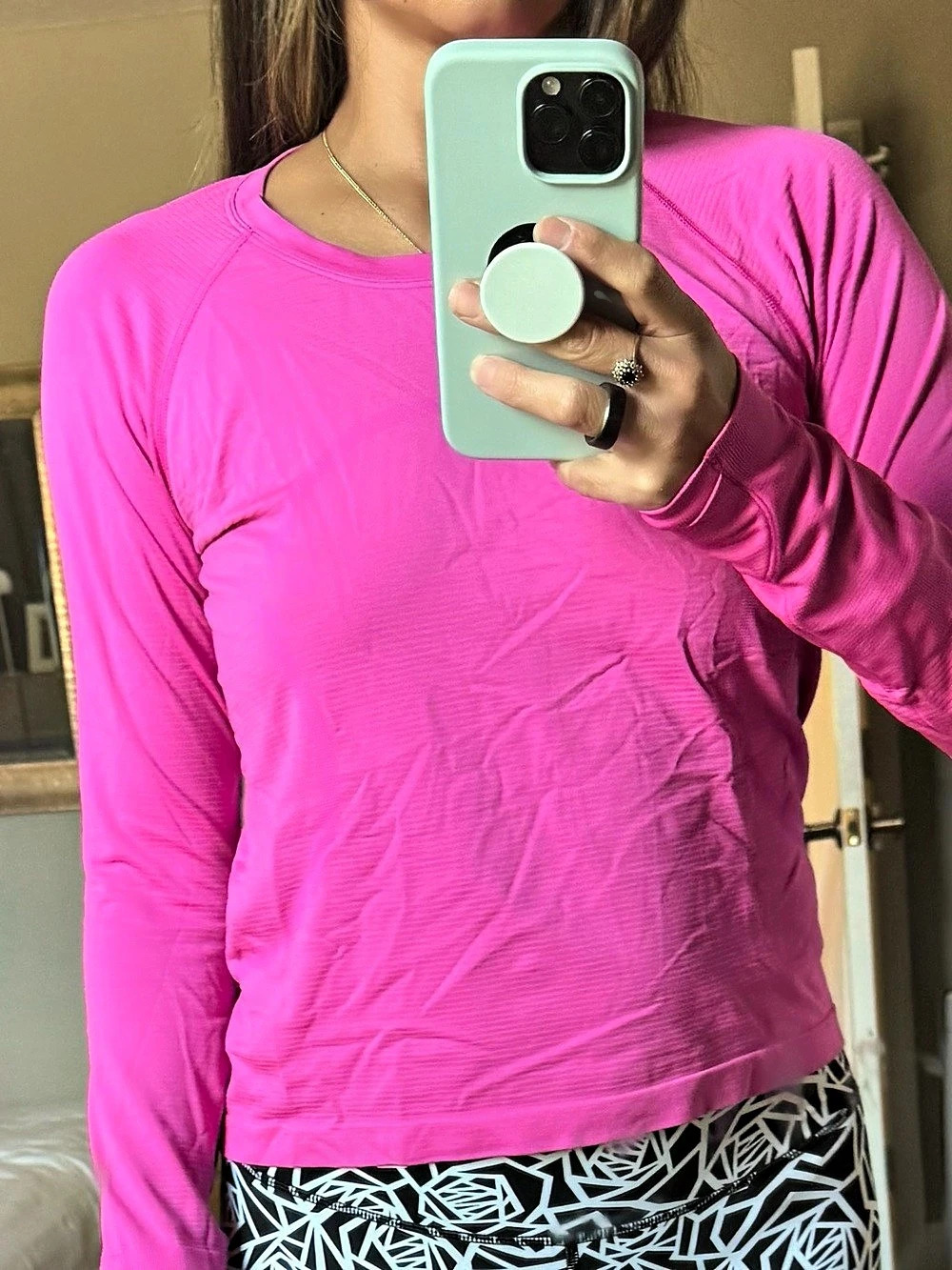 Lululemon Swiftly Tech Long-Sleeve Shirt 2.0 Pink